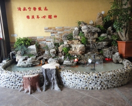 室外假山